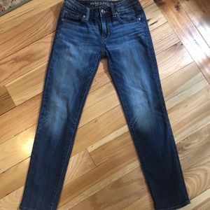 2 pair of American eagle skinny jeans short